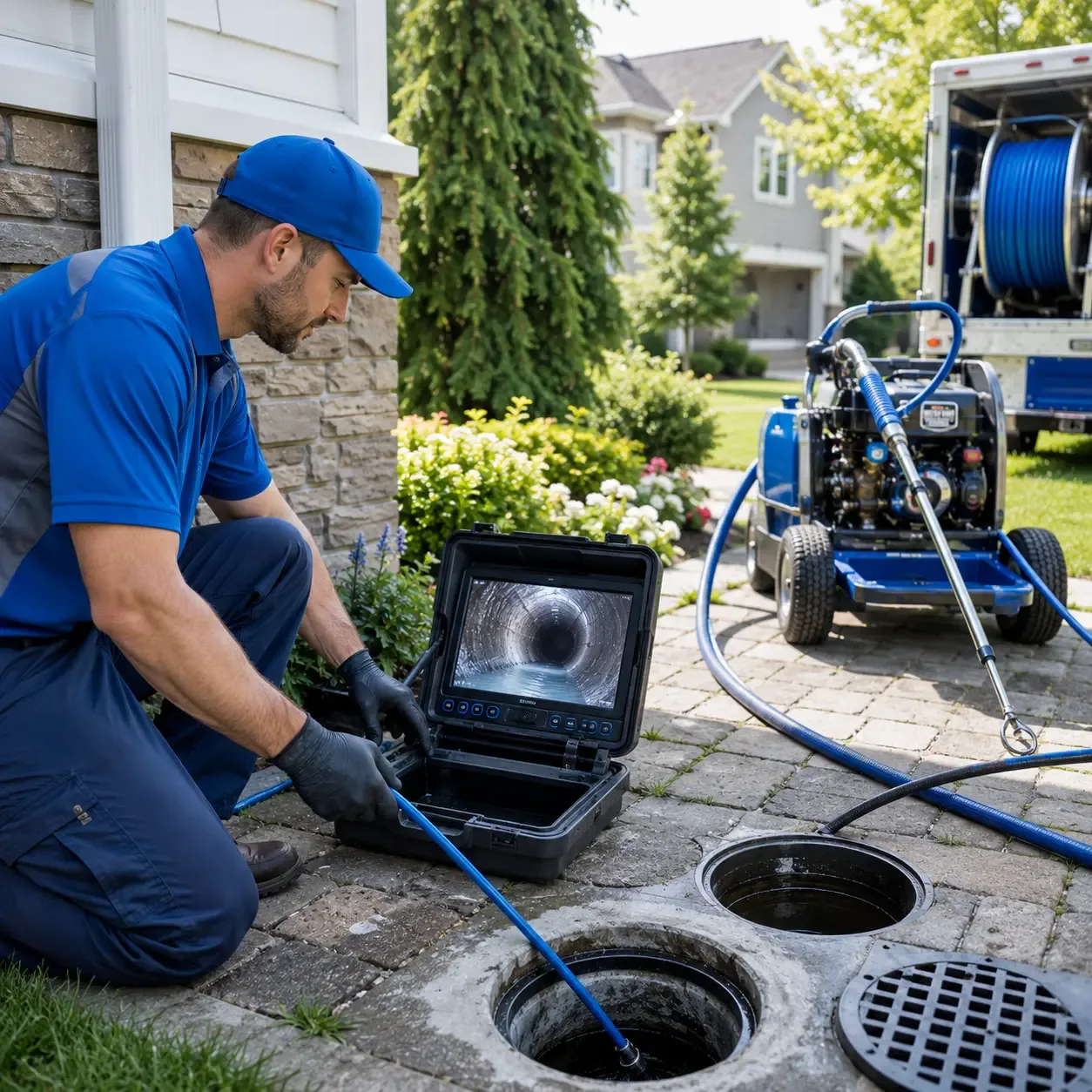 Outdoor drain cleaning professionals serving Climax, GA